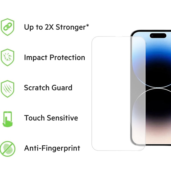 Skærmbeskytter til iPhone 12 Pro Max Hærdet Glas 1-Pak 1-Pak