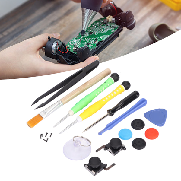 Demonteringskit Robust Praktisk Bärbar Handtagsreparationssats för Switch Handtag 3D Joystick