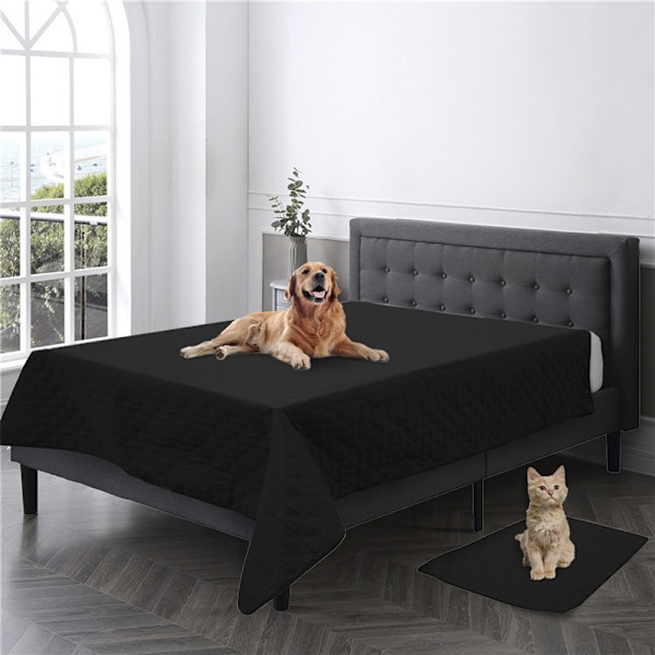 Vanntett Hundebedsdeksel Sofadeksel for Kjæledyr Anti-Skli Teppe for Loveseat Sofa Lenestol