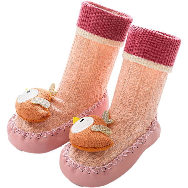 Barnens Toddlers Skor Bomulls Walking Skor Halksäkra för Barn Baby Flickor Pojkar, söta