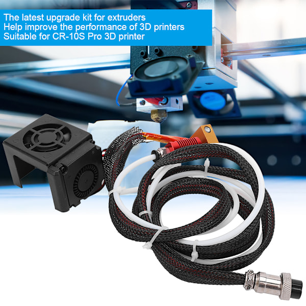 Ekstruder Hot End Full Nozzle Kit 3D-skrivertilbehør for CR-10 10S med dyse sett