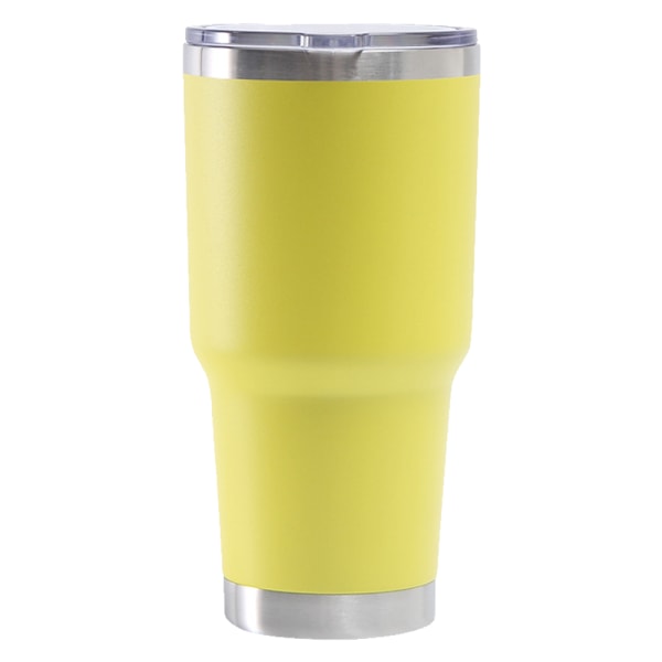 Thermos Termosmugg i Rostfritt Stål, Resemugg för Kaffe, Isolerad Kaffekopp med Vikbart Lock