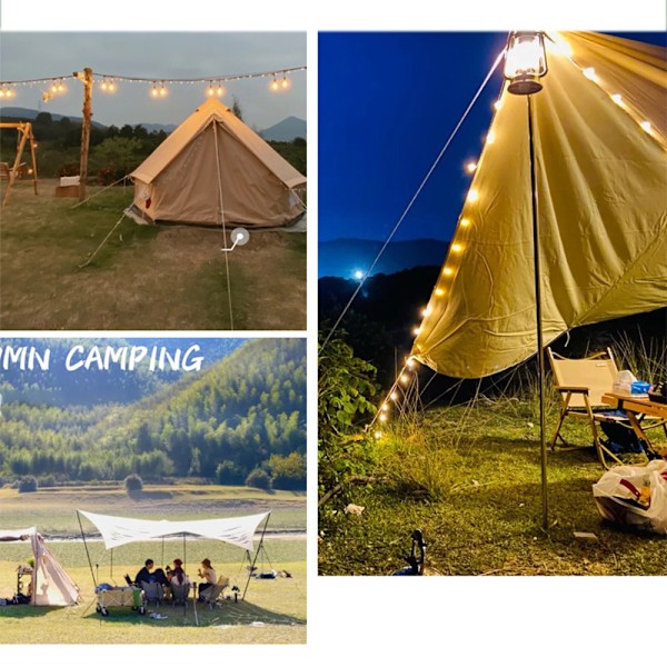 Tältpinnar för utomhus, himmelsgardin, markspik, titanlegering, camping, strand, snö, V-formad bälte, rep, 16 cm - för camping, vandring, trädgårdsarbete och