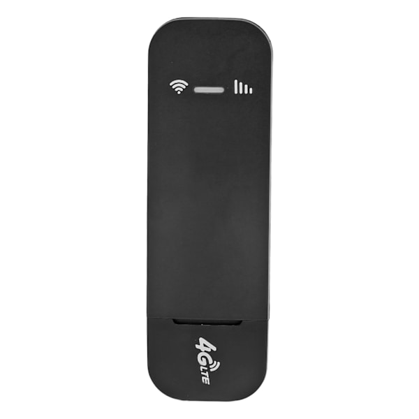 Mobil WiFi Hotspot 4G LTE 150Mbps USB Bärbar WiFi Router med SIM-kortplats för utomhusresor Svart