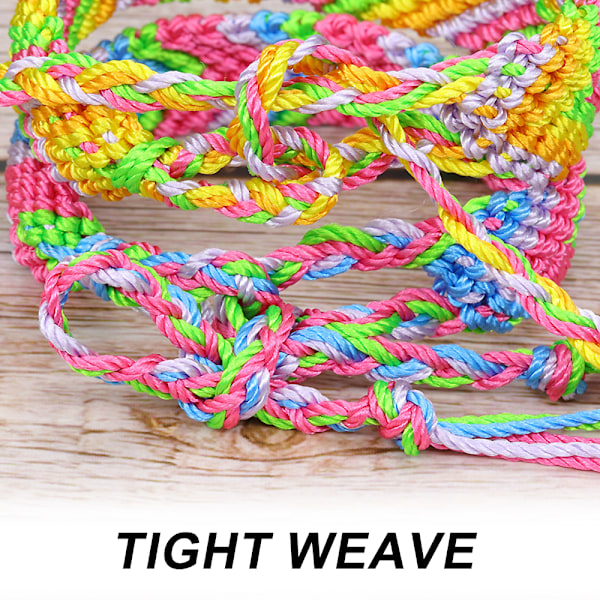 2 st olika färger Pride flätad armband regnbåge Pride parad accessoar Pride smycken för män kvinnor