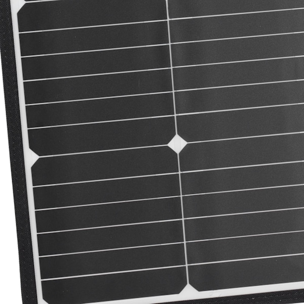 Foldbar Solpanel 4 Fold Vandtæt Bærbar Solpanel Batterilader til Camping Klatring Cykling 80W 18V