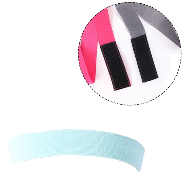 7 stycken perukelastiska band för kanter, hårkantborste och kam, mjukt kantband, justerbart perukkantband, elastiskt band