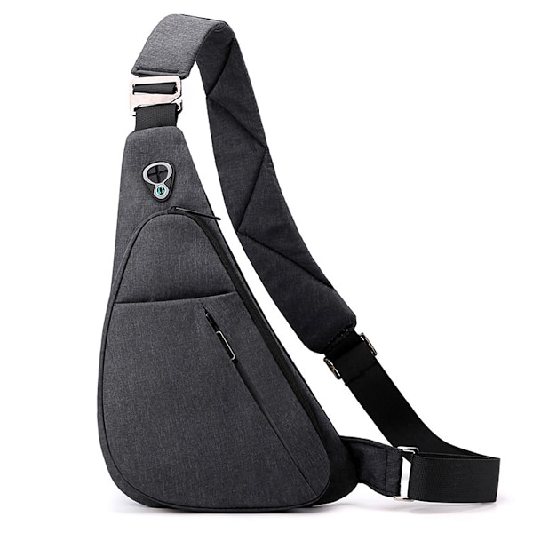 Slingtaske til Mænd Kvinder Lille Crossbody Rygsæk Skuldertaske Mands Pung Brysttaske til Vandreture Rejser