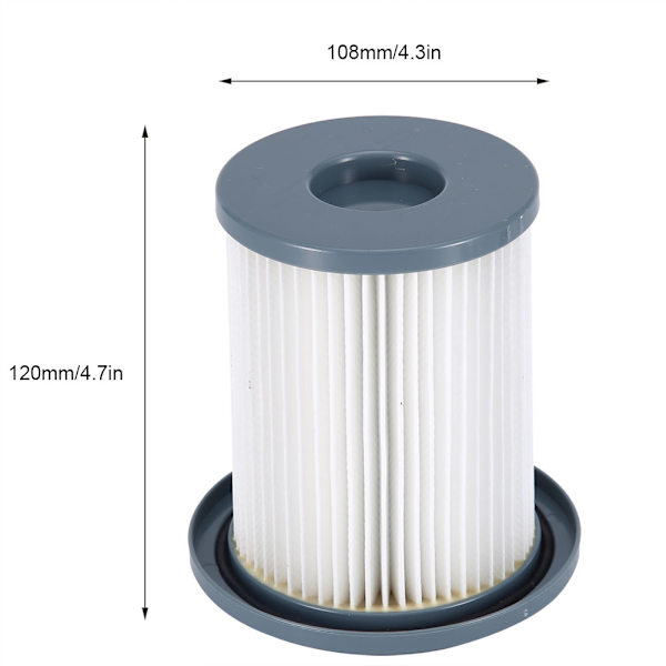 1 stk HEPA-filter udskiftning til Philips FC8732 FC8736 FC8738 FC8740 støvsugerfiltre