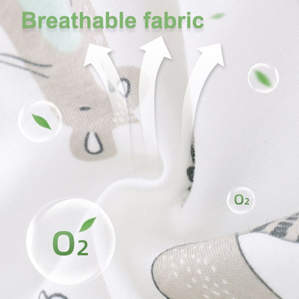 Enkel Sleeveless Väst Swaddle - Barnpyjamas för Sommar