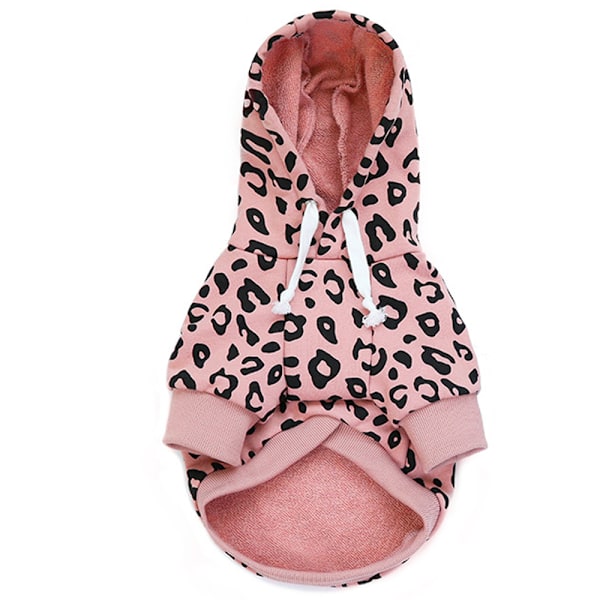 Hund Leopard Hættetrøje med Hat, Hunde Tøj Let Hvalpe Hættetrøje, Hunde Hættetrøje Outfits Kat Tøj