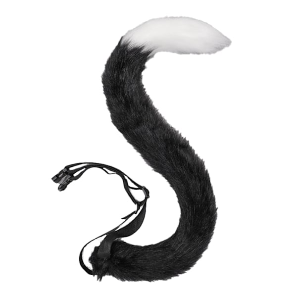 Tekokarvainen Ketun Hännän Asuste Halloween Joulujuhliin Yksi Koko 80CM
