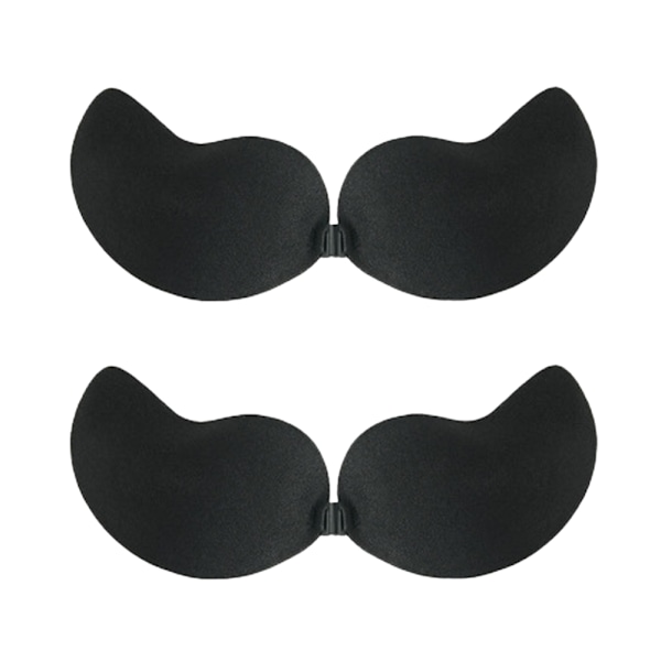 2-pack Självhäftande Osynlig BH Push Up Rygglös Bandlös Magic Sticky BH för Kvinnor