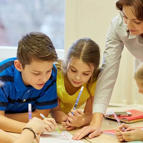 Söta Blyertspennor Grafitpennor Skissblyertspennor, Presentpennor för Barn, Vuxna, Skola, Kontor