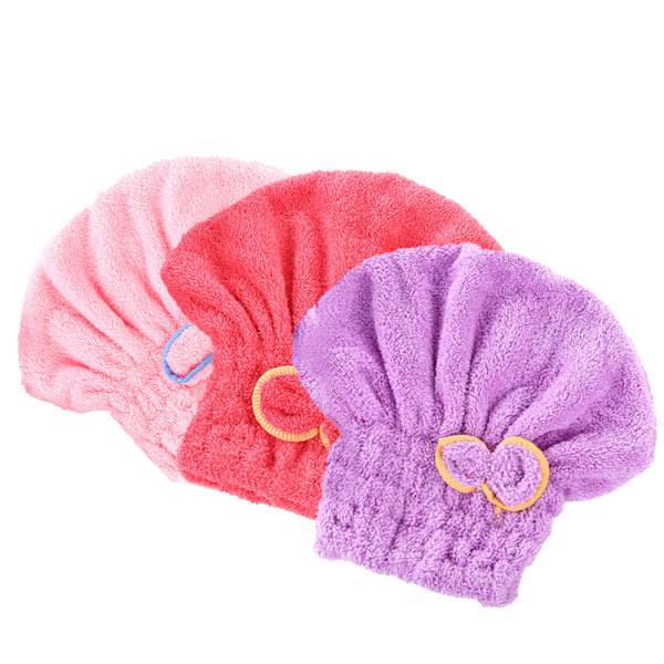 Hårhandduk 3-pack, Snabbtorkande Mikrofiber Hårhandduk, Superabsorberande Hårhandduk