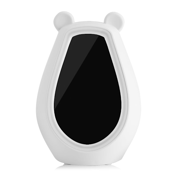 Digital Spejl Vækkeur Bluetooth Forbindelse Soveværelse Natlys LED Lampe USB Opladning Hvid