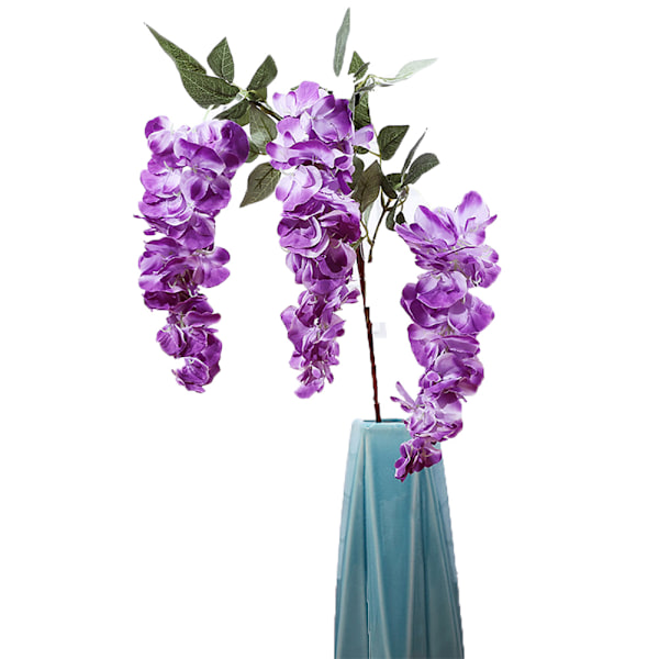 Kunstig Simulert Blomstbukett Hjemme Kommersiell Festdekor (Lilla)