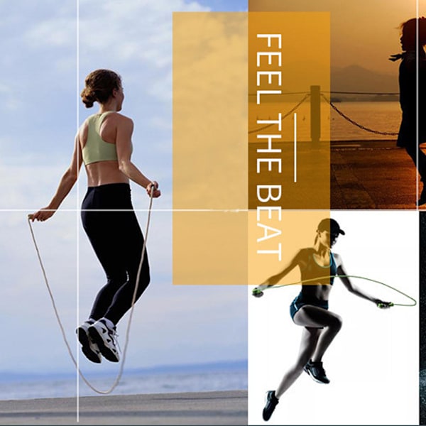 Hopprep för barn, justerbar mjuk pärlhopprep, för fitness, hålla sig i form, träning
