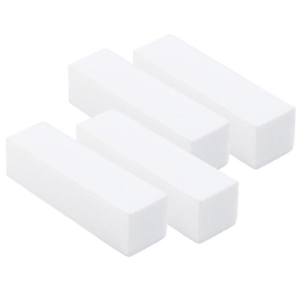 4-pack Nagelfilblock för Manikyr, Naturlig Polering, Hållbar Nagelfil för Pedikyr