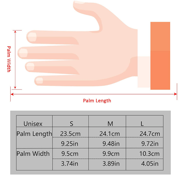 Touchscreen-löparhandskar för män och kvinnor - Termiska vinterhandskar