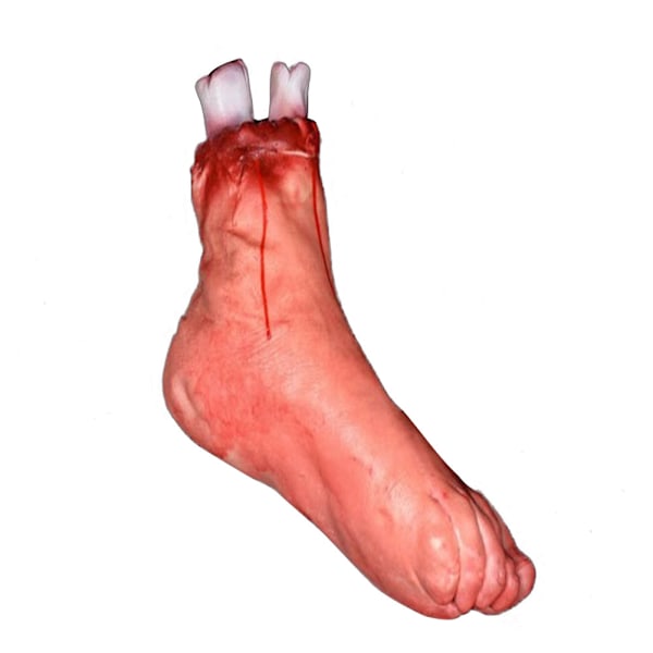 Halloween Blodigt Fot-Arm Rolig Leksak Dekoration för Skräckspel Party #1