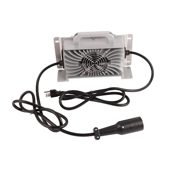 48V 15A Golfbilbatterilader IP67 Vanntett 110 til 130V 3-polet rund plugg Passer for Club Car Golfbil