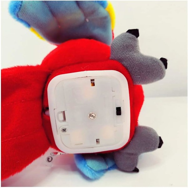 Puhuva Papukaija Levy Toistaa Elektronisen Lintu Lemmikki Puhuva Täytetty Eläin Pehmolelu Animoitu Jousi Syntymäpäivä Lapsille 9 Tuumaa (22cm)