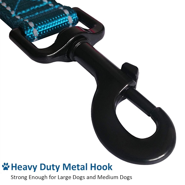 Pet Gear Hundeleie 1,5m Lang Polstret To Håndtak Heavy Duty Dobbel Håndtak Leie for Kontroll Sikkerhet Trening Leier for Store Hunder eller Middels Hunder