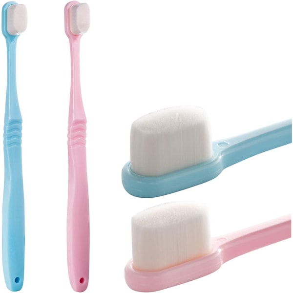 Extra Soft Toothbrush For Sensitive Gums, Micro-Nano Manual