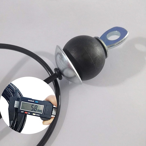 Home Gym Fitness Pulldown-kabelbyte 78 tum， 6 mm justerbar längd för remskiva System Kabelmaskin träningsutrustning, stålvajer med