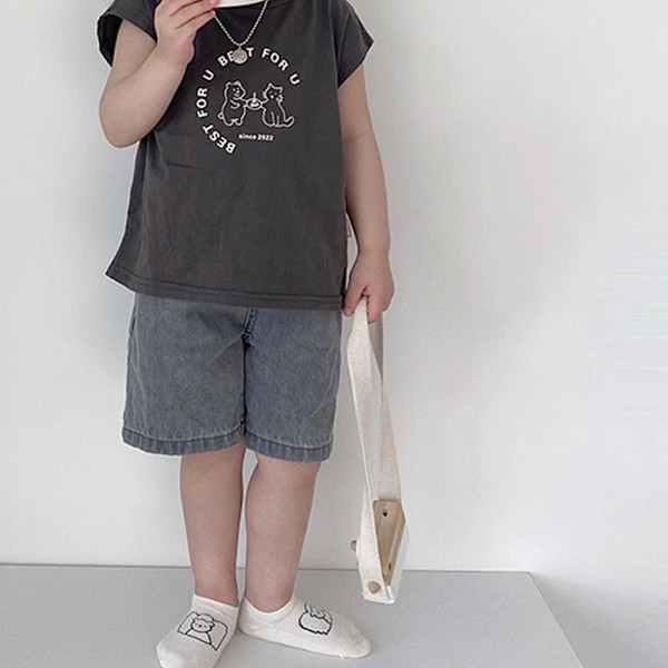 5 Par Baby & Toddler Söta Mode Bomulls Andningsbara Mesh Barn Osynliga Båtsockor - Söta Björnserie