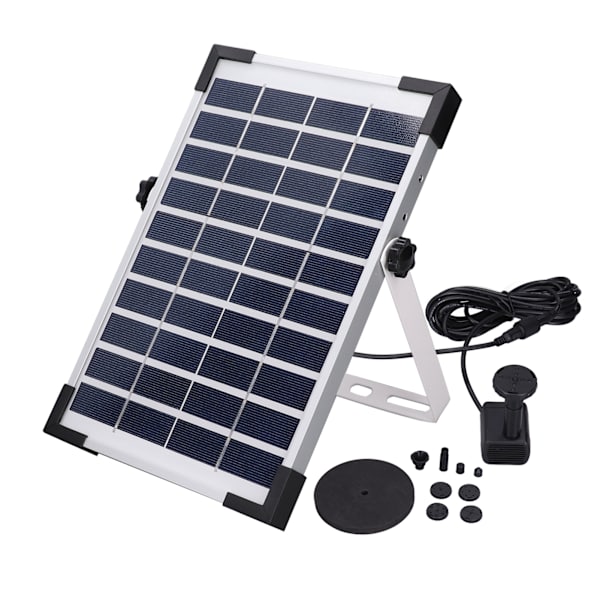 Solcellefontæne Solenergi 10000 Timer Levetid Fint Håndværk Enkel Betjening Solcellefontænepumpe