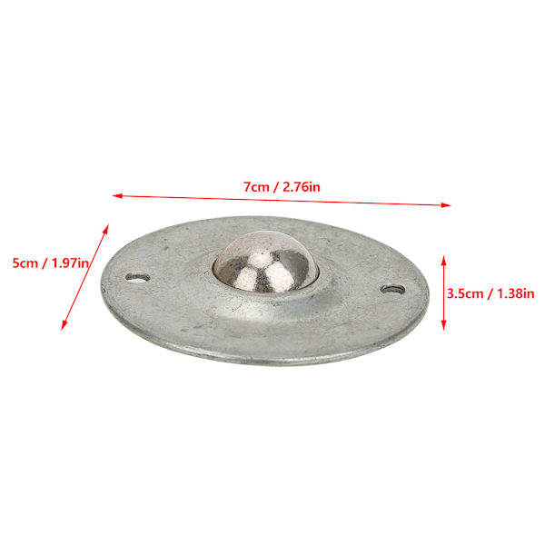 4 st Flangmonterade Transportvalslagerenheter