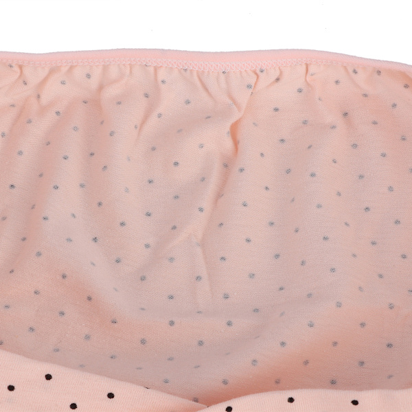 3-pack Graviditetsunderkläder med låg midja, Mammaunderkläder, Maglyft, Bomullsunderbyxor, Trosor (Marinblå, Gul, Rosa, Storlek L)