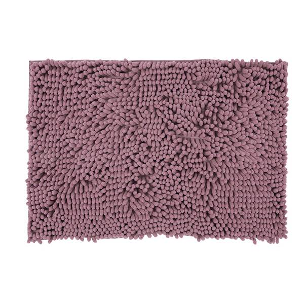Chenille Halkskyddande Vattenabsorberande Mattor Badrum Vardagsrum (Lila)