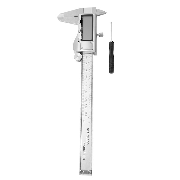 Digital Noniusmåler i Rustfrit Stål 6 tommer 150mm (Lav Ende)
