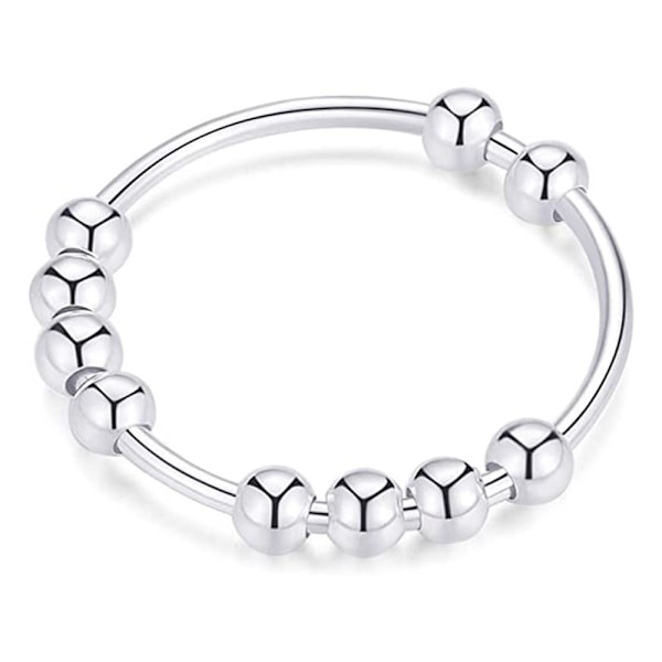 Rotationsring i S925 silver med pärla