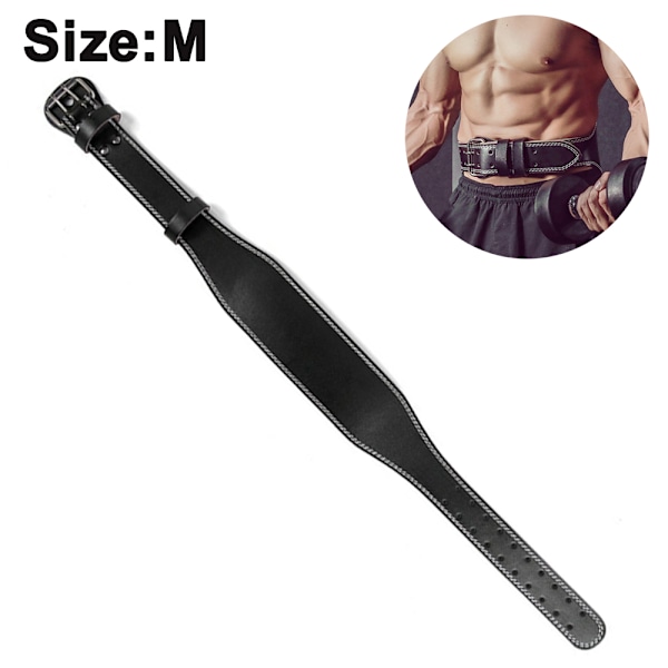 Bälteskydd för fitness, män och kvinnor, knäböj, marklyft, viktlyftningsbälte i PU-läder, viktlyftningsbälte för marklyft, fitnessbälte - Perfekt stöd för knäböj &