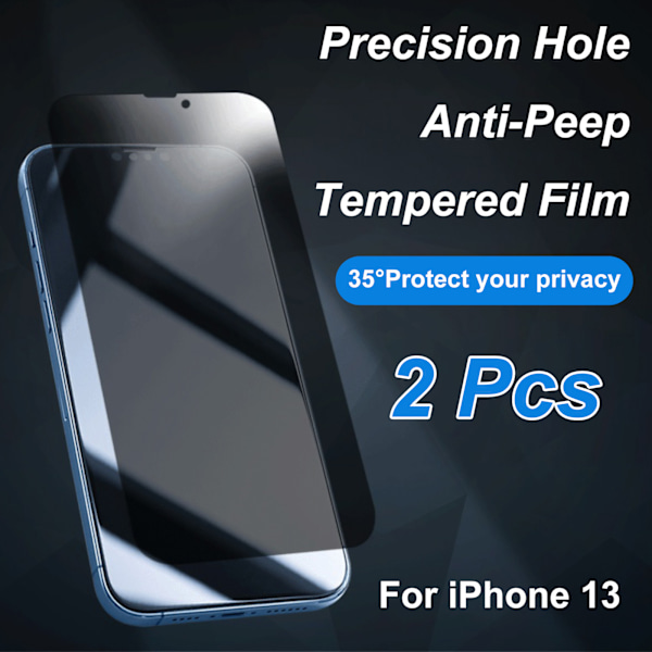 2 kpl iPhone 13 / 13 Pro Privacy / Yksityisyysnäytönsuoja