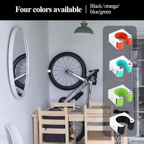 Cykelparkeringsspänne Väggmontering Mountainbike Landsvägscykel Vertikal Förvaring Hållare Clip Cykel Display Stativ Spännen MTB Cykel