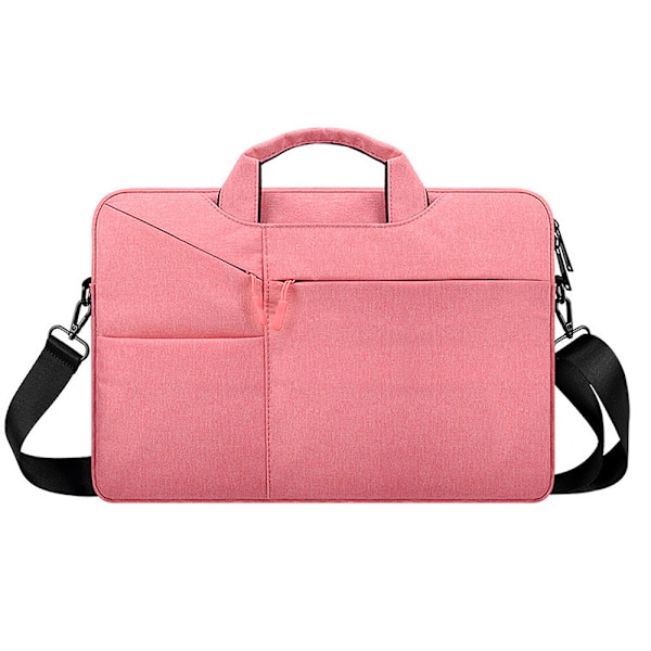 Laptop skulderveske, for 13-13,3 tommers bærbare datamaskiner, arbeidskontoret reiser, indre dimensjoner er 34,5 * 25,5 * 2,5 cm