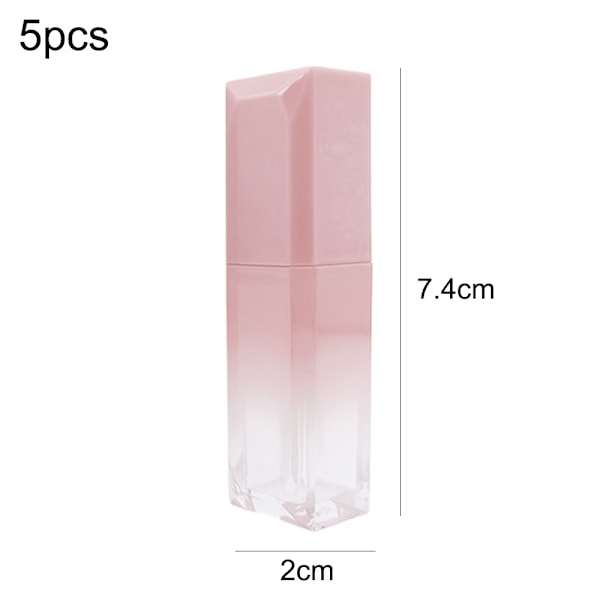 5 stk 5ML gradiente farge leppeglans hulrør