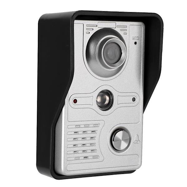7 tum Trådbunden Videodörrklocka Intercom TFT Skärm Nattseende Fjärråtkomst System 100-240VAU