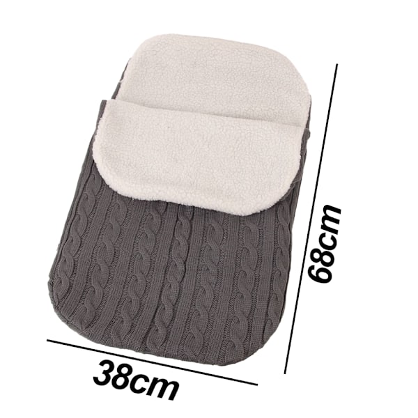 Baby Piger Drenge Wrap Swaddle Tæpper Nyfødt Spædbarn Strik Blød Modtagelse Tæpper