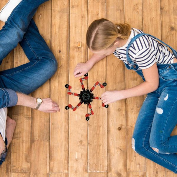 Formbar Kedja Leksaker DIY Handroterande Mekaniska Kedja Leksaker Sensoriska Stressavlastande Leksaker för Vuxna Barn