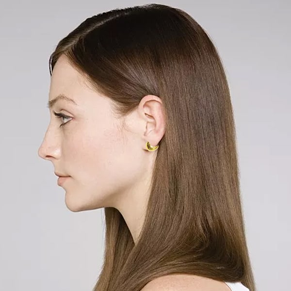 Guld dråbeøreringe niche design fornemhed studs unik temperament øreringe