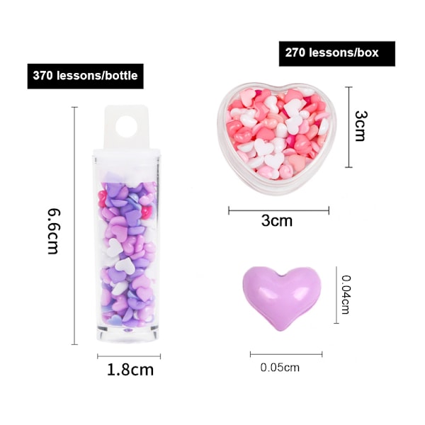 Hjärta 3D Nagelkonst Charm, Resin Ljusförändrande Nageldekaler för Akryl Nagelkonst Tillbehör, Hjärta Kärlek Nagelcharm Design för Kvinnor Nagelkonst