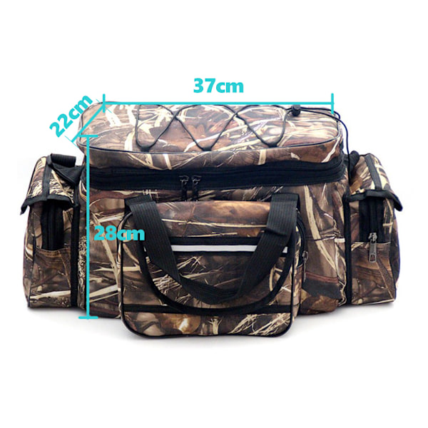 Fiskeutstyr oppbevaringspose fiskepose messenger bag