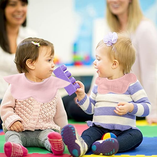 Baby Bandana-Sjal Drool-Snuttefilt för Drool och Tandspottning Bomullsabsorberande för Pojke Flicka