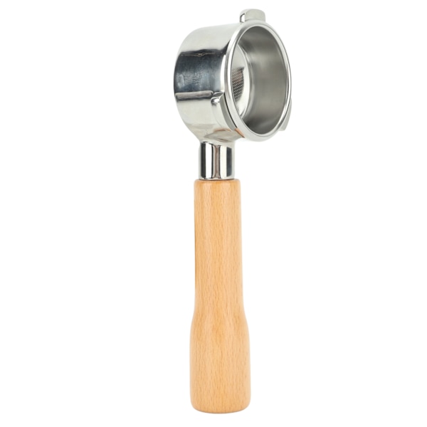 Pohjaton Portafilter 54mm 3 Korvaa Massiivinen Puukahva Ruostumaton